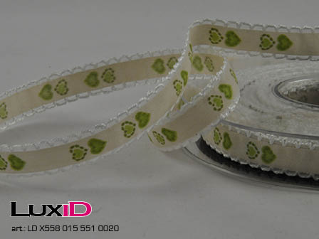 Miniherzen 551 groen 15mm x 20m